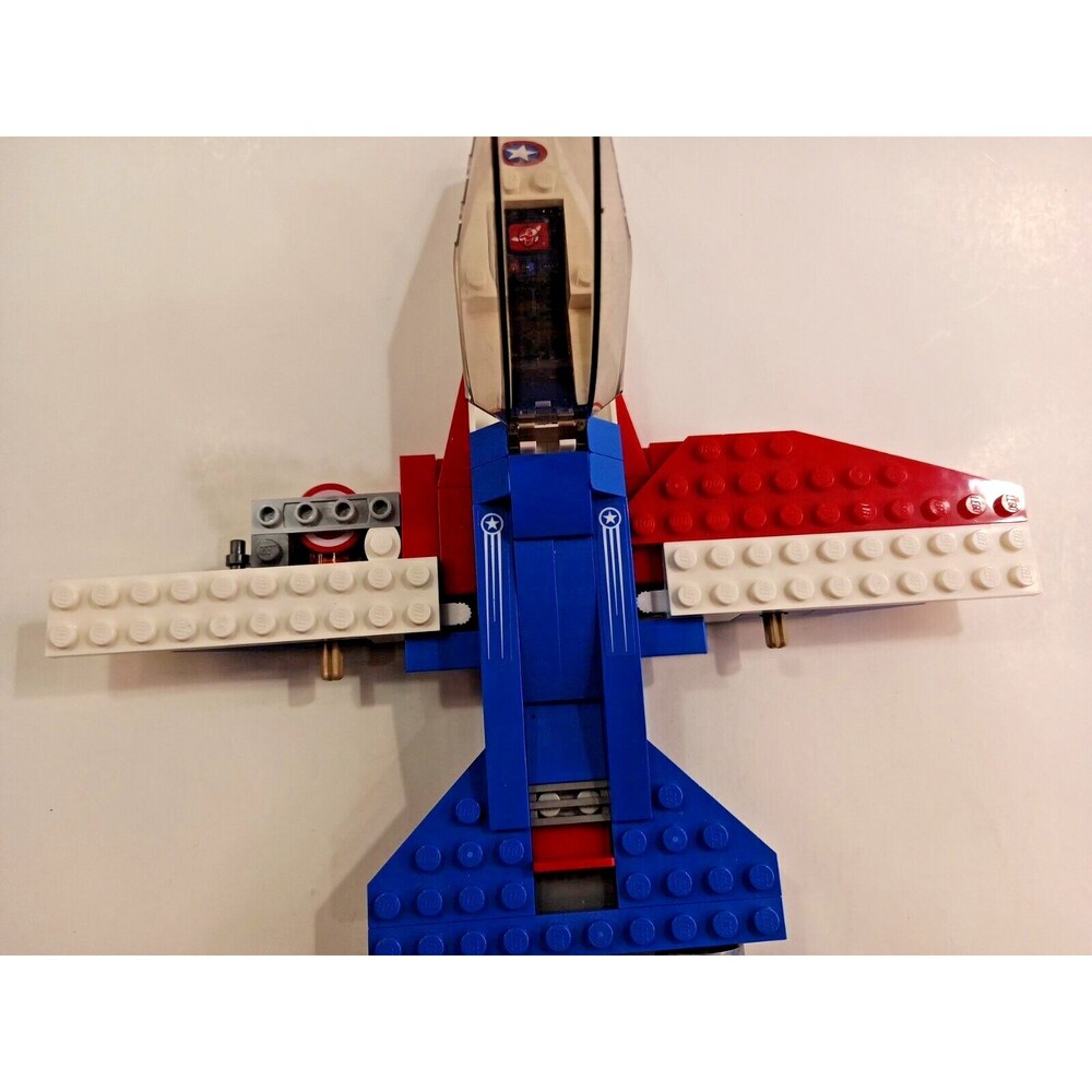 Lego Marvel Cpt America Jet Pursuit 76076 Retired Minifigure Incomplete Plane - Picture 5 of 13